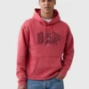 Gap Americana Logo Red Hoodie