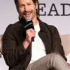 Glen Powell Deadline Contenders Suede Jacket