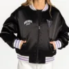 Golden State Valkyries Black Satin Bomber Jacket Limited