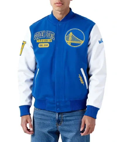 Golden State Warriors City Arch Varsity Jacket