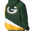 Green Bay Packers Retro Color Block Hooded Full Zip Jacket