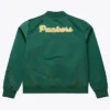Green Bay Packers Retro Logo Satin Varsity Jacket