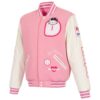 Hello Kitty Dodgers Reversible Pink Bomber Jacket