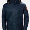 Helly Hansen Gale Work Rain Jacket Hooded All Weather Jacket