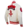 Houston Rockets Ribbed Satin Best Of Jacket