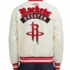 Houston Rockets Ribbed Satin Best Of Jacket