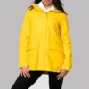 Hunter Lightweight Yellow Rain Jacket