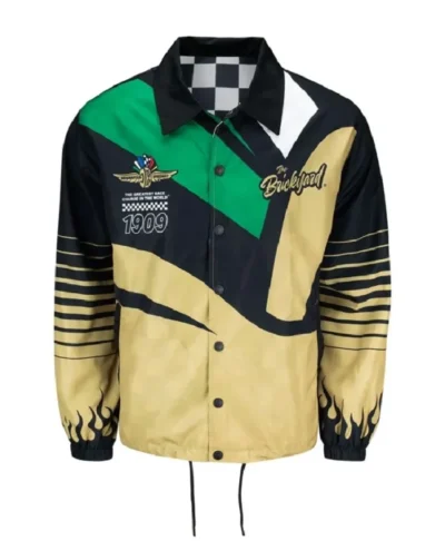 Indianapolis IMS Wing Wheel Racing Flag Jacket