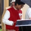 Jaafar Jackson Michael 2025 Icon Red White Varsity Jacket