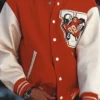 Jaafar Jackson Michael 2025 Icon Red White Varsity Jacket