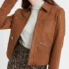 Jesse James Keitel Big Sky Brown Suede Jacket