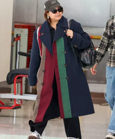Jessica Mauboy Sydney Airport Trench Coat