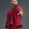 Jey Uso WrestleMania 42 Red Bomber Jacket