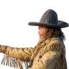 John C. Reilly Western Fringe Leather Jacket