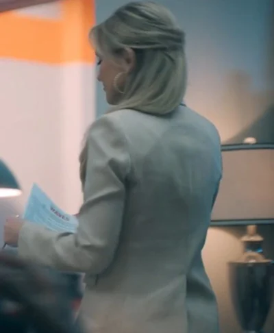 Kate Hudson Running Point S02 Beige Blazer