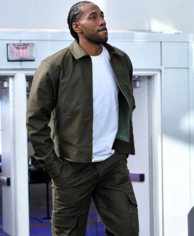 Kawhi Leonard Play-In Tournament 2026 Green Jacket