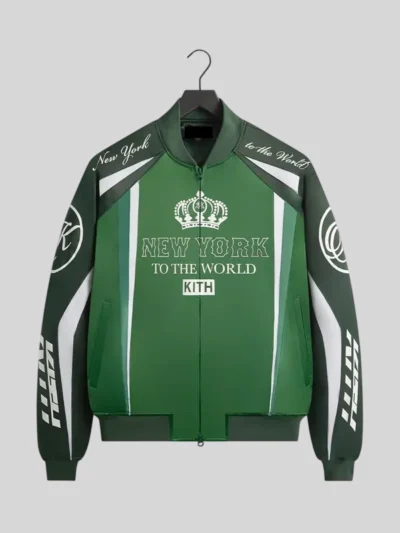 Kith racing bomber jacket