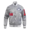 LA Clippers Classic Ribbed Old English Jacket