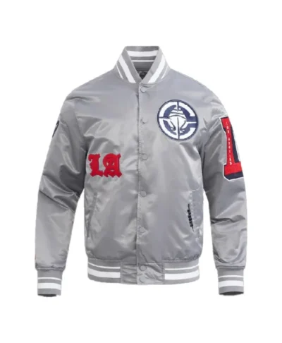 LA Clippers Classic Ribbed Old English Jacket