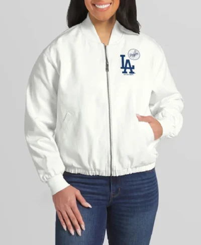LA Dodgers Black White Jacket