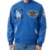 LA Dodgers Sport Red and Black Varsity Jacket