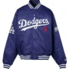 LA Dodgers x GR8 Blue Letterman Jacket