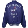 LA Dodgers x GR8 Blue Letterman Jacket