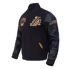 LA Lakers City Arch Black Varsity Jacket for sale