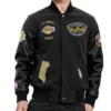 LA Lakers Sport Black Varsity Jacket Fan Collection
