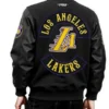 LA Lakers Sport Black Varsity Jacket Fan Collection