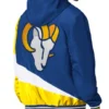 LA Rams Hooded Jacket Color Block Edition Retro Look