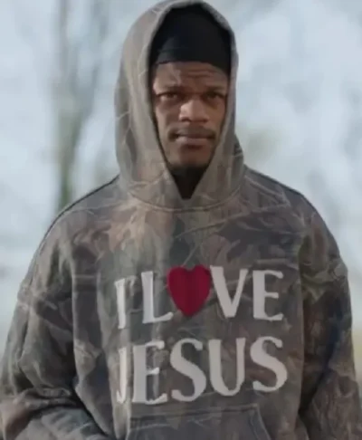 Lamar Jackson Christian Camo Hoodie