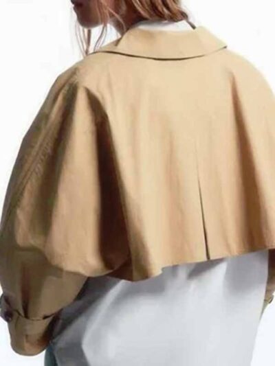 Lana Condor XO Kitty S3 Cropped Trench Coat