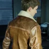 Marvel Spider Man 2 Peter Parker Brown Jacket