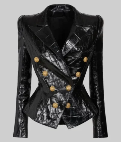 Mary J Blige CBS Mornings Black Leather Jacket
