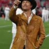 Matthew McConaughey Brown Leather Jacket