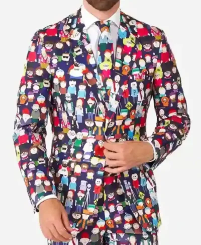 Mens Stylish South Park 2024 Suit