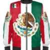 Mexico Bomber Jacket National Pride Varsity Style