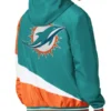 Miami Dolphins Retro Color Block Hooded Full Zip Jacket