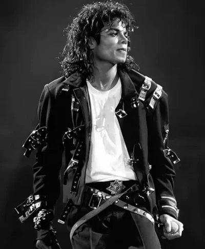 Michael Jaafar Jackson Classic Black Icon Jacket