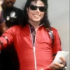Michael Jackson 1987 Bad Tour Icon Red Jacket