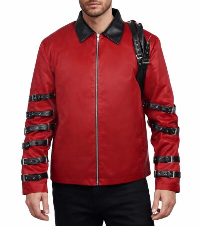 Michael Jackson 1987 Bad Tour Icon Red Jacket