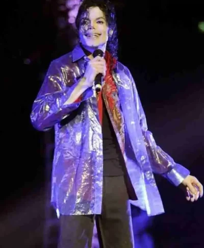 Michael Jackson This Is It Purple Tribute Jacket