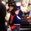 Michael Jackson WB Blue and White Varsity Jacket