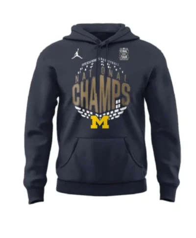Michigan Wolverines 2026 Basketball Champions Hoodie
