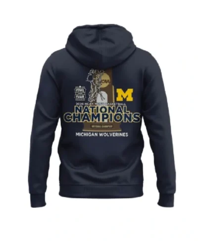 Michigan Wolverines 2026 Basketball Champions Hoodie