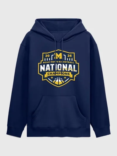 Michigan Wolverines Basketball National Champions Hoodie