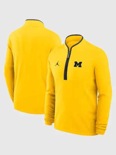 Michigan Wolverines Victory Quarter-Zip Pullover