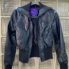 Miley Cyrus Inspired Max Azria Cropped Leather Jacket