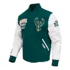 Milwaukee Bucks City Arch Black Varsity Jacket for sale